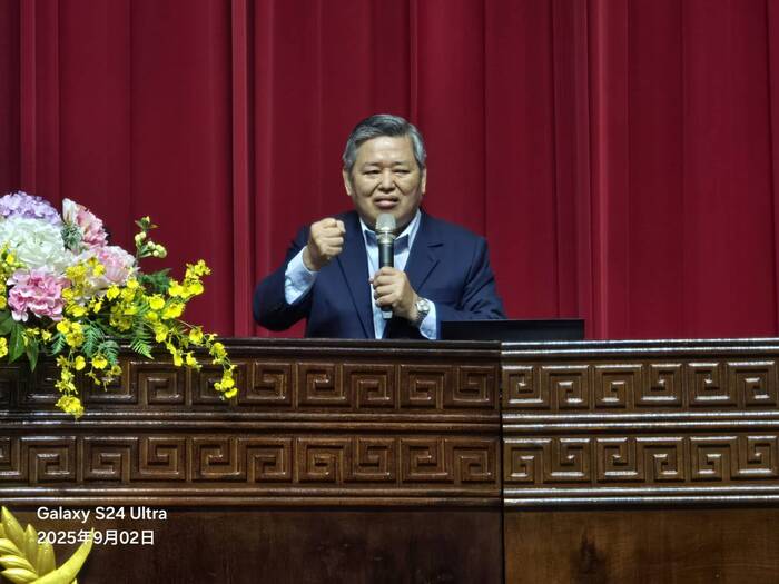 警專校友總會會長何明洲博士獲邀母校為專44期新生專題演講